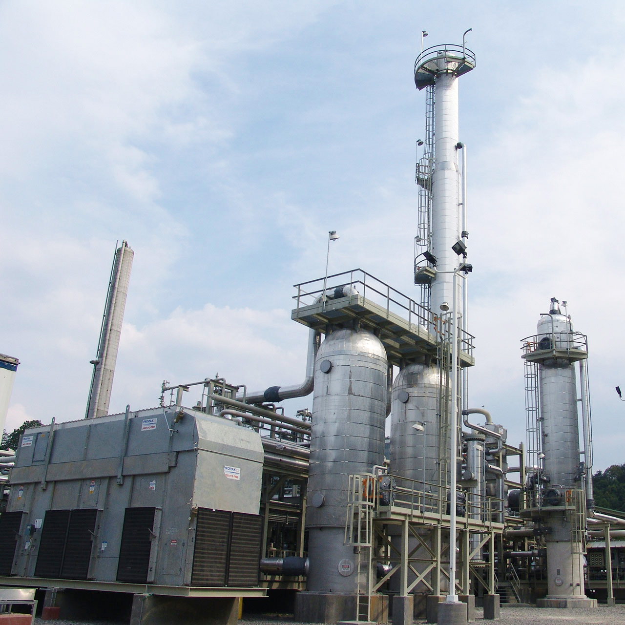 Gas processing plant information