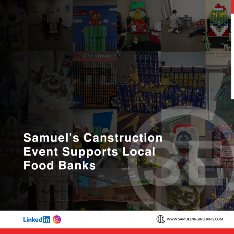 Samuel's Canstruction Event Supports Local Food Banks