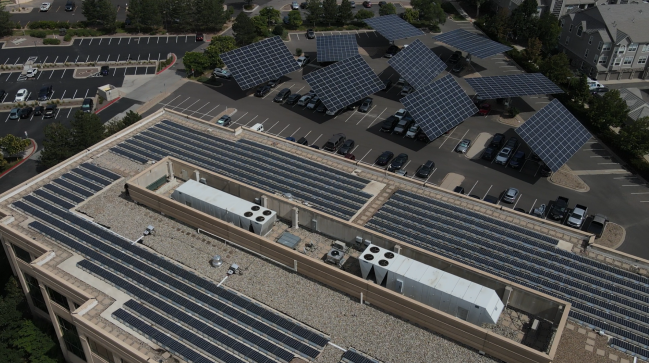 Dual Tracker Solar Denver Headquarters